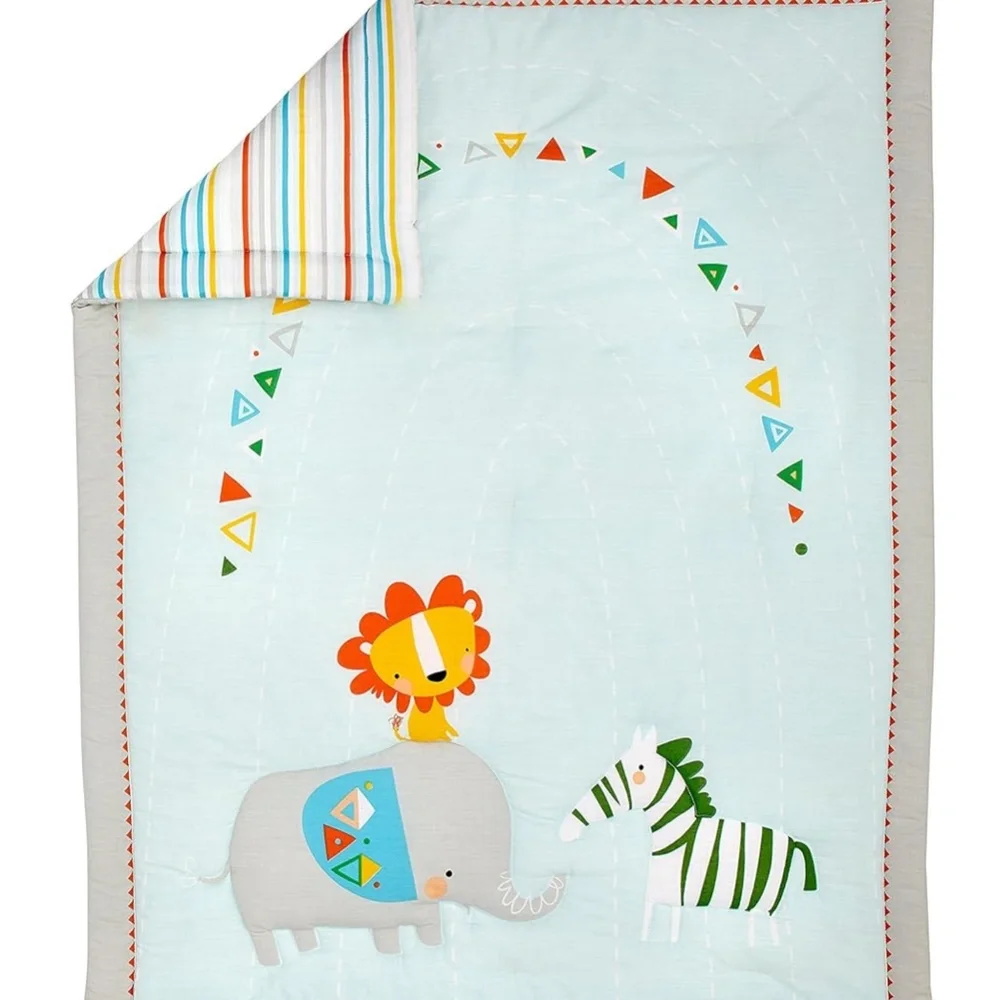 Zutano Elephant Juba 7 Piece Crib Bedding Set